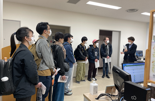 蒲田キャンパス見学の様子