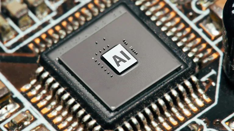 人口知能チップの写真