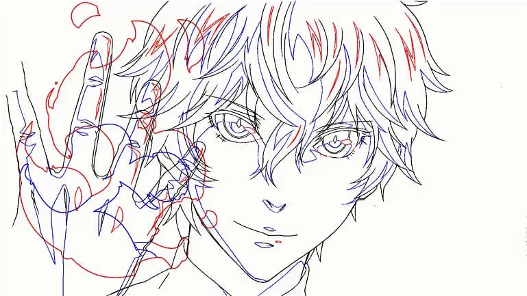 キャラクターの動作をつなぐ中割り