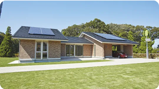 IoT・スマートハウス実習棟の外観