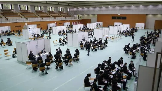 スポーツ系合同企業説明会の様子