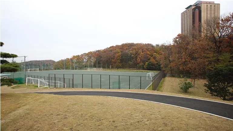 広いグラウンド