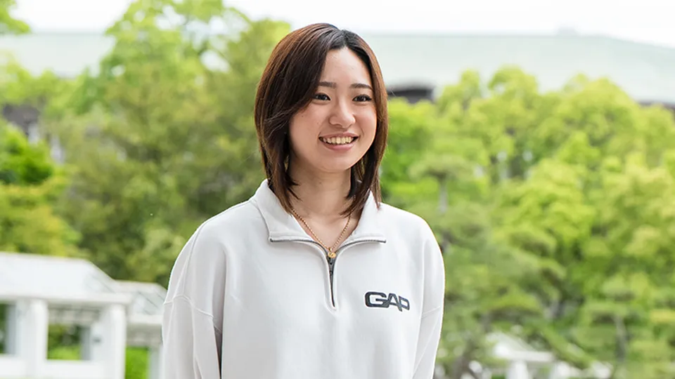 インタビューに応じてくれた学生のポートレート