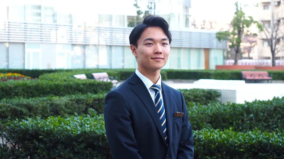 インタビューに応じてくれた学生のポートレート