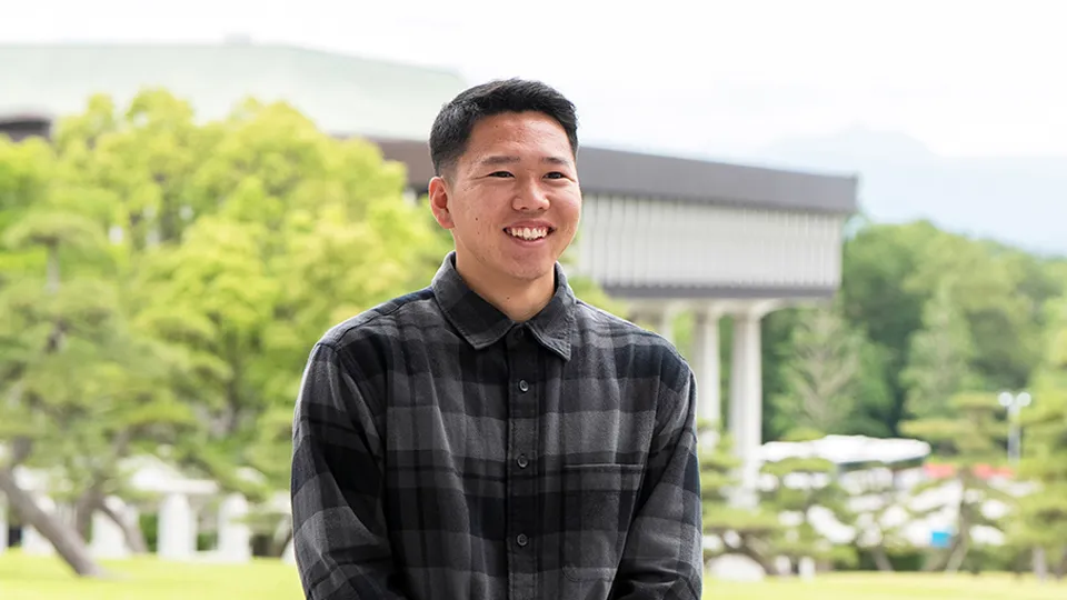 インタビューに応じてくれた学生のポートレート