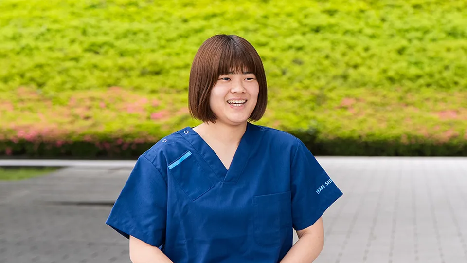 インタビューに応じてくれた学生のポートレート