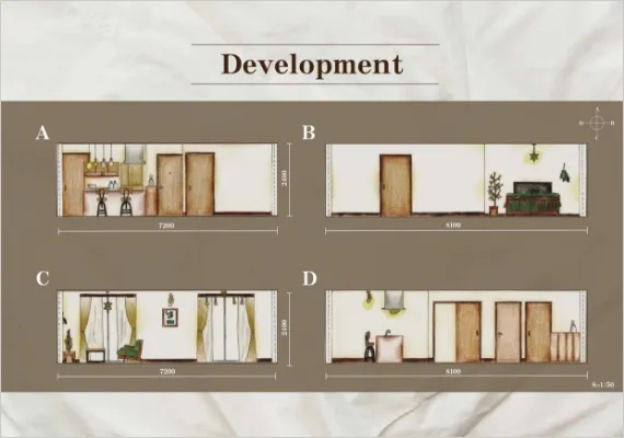 学生作品 - A Calming space－木の温もりに包まれて－ -04