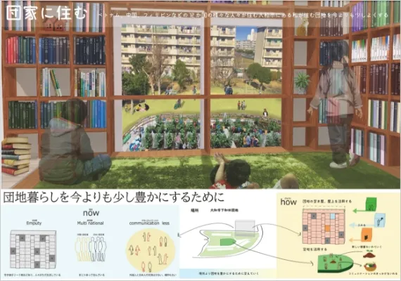 学生作品 - 団家に住む 私が住む団地を今よりも少し豊かに -01
