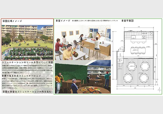 学生作品 - 団家に住む 私が住む団地を今よりも少し豊かに -02
