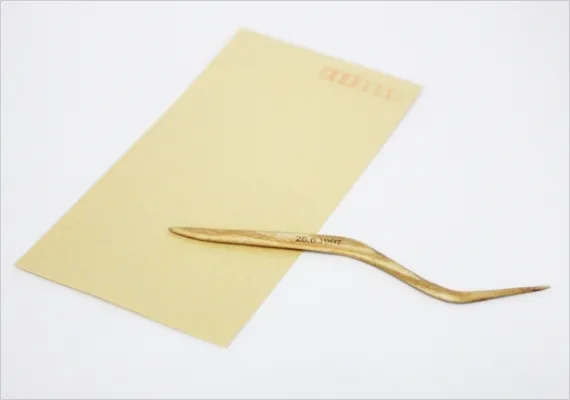 学生作品 - 木のペーパーナイフ -01