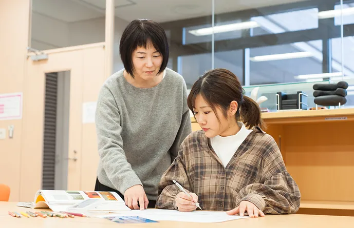 資格取得指導の様子