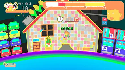 受賞作品のプレイ画面