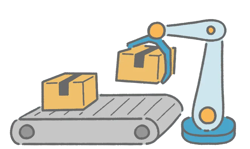 サイバー空間にあるAIと現実であるフィジカル空間の関係を解説した図