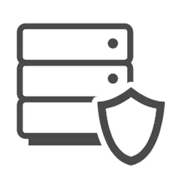 サーバーを守る盾のアイコン