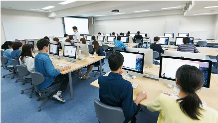 ITカレッジ卒業後に併設校である東京工科大学等に変種可能になることを表した図