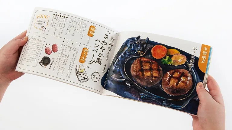 ハンバーグの挿絵