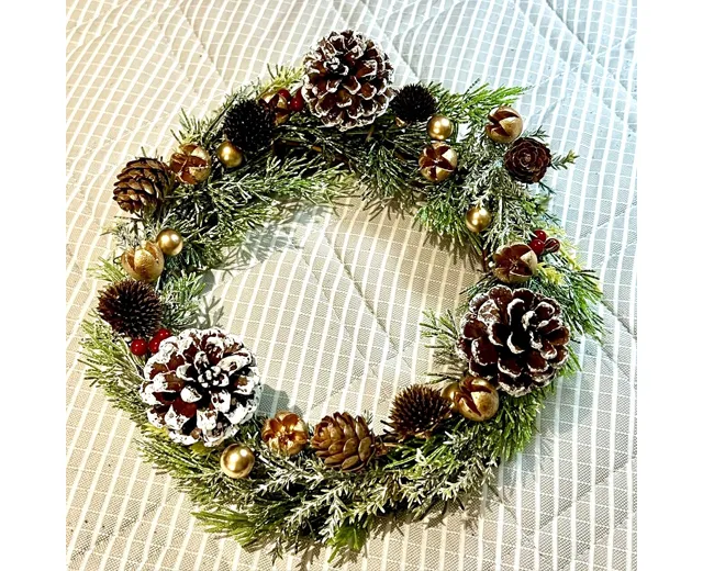 クリスマスリース作り