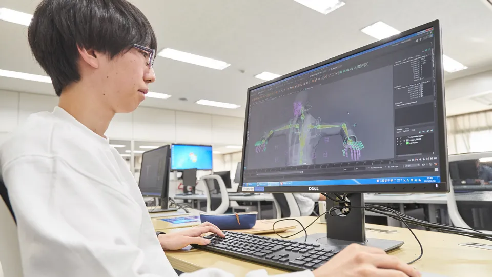 CG制作の流れを示した図