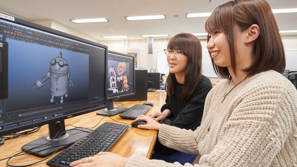 CG制作の流れを示した図