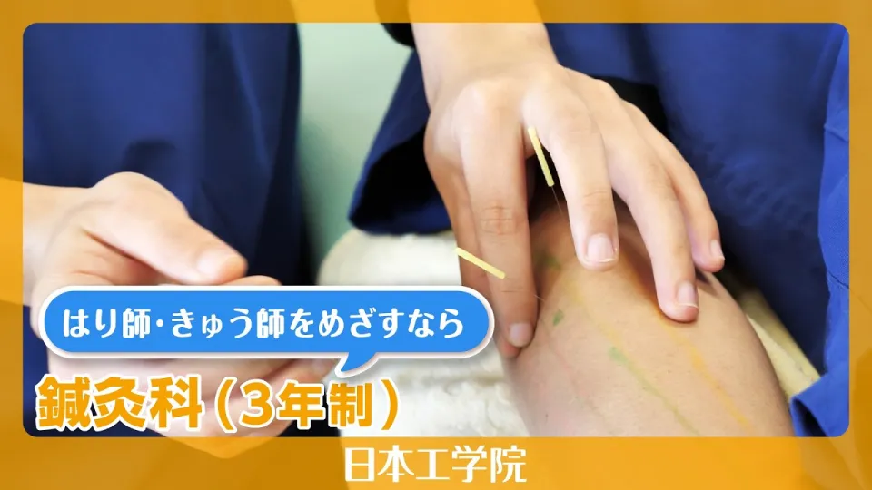 施術について学んでいる学生