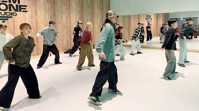 プロダンサーによるダンスレッスン風景