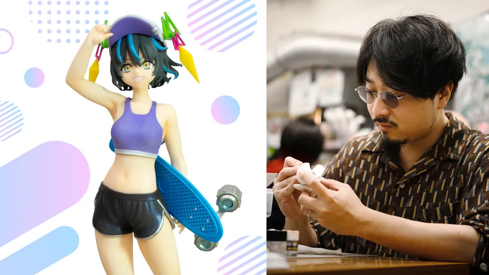 アナログ造形するしゅらけんさんとご自身のオリジナル作品