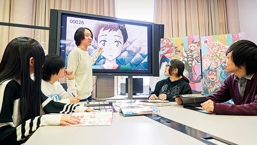 OBに進路選びの参考になる貴重な話を聞く学生たち