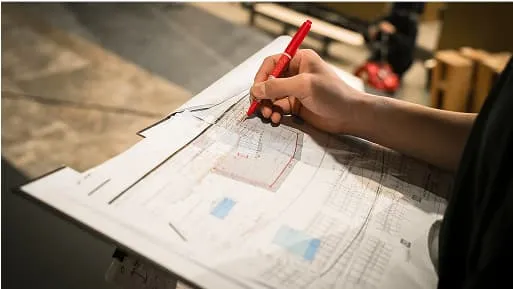 舞台制作の流れを示した図