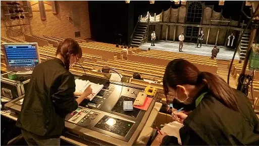 舞台制作の流れを示した図