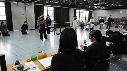 舞台制作の流れを示した図