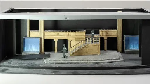 舞台制作の流れを示した図