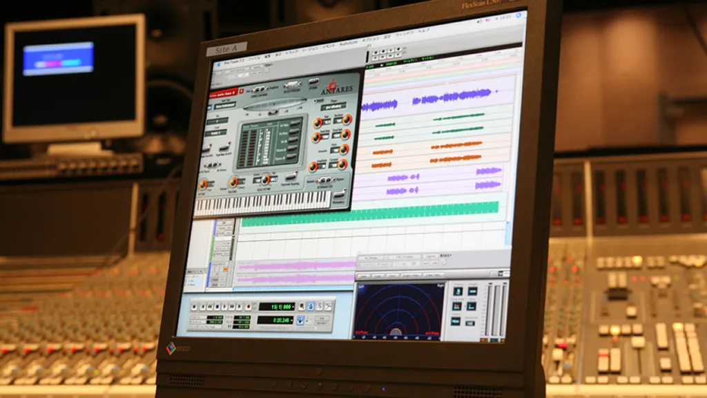 ソフトウェアのインターフェース画面