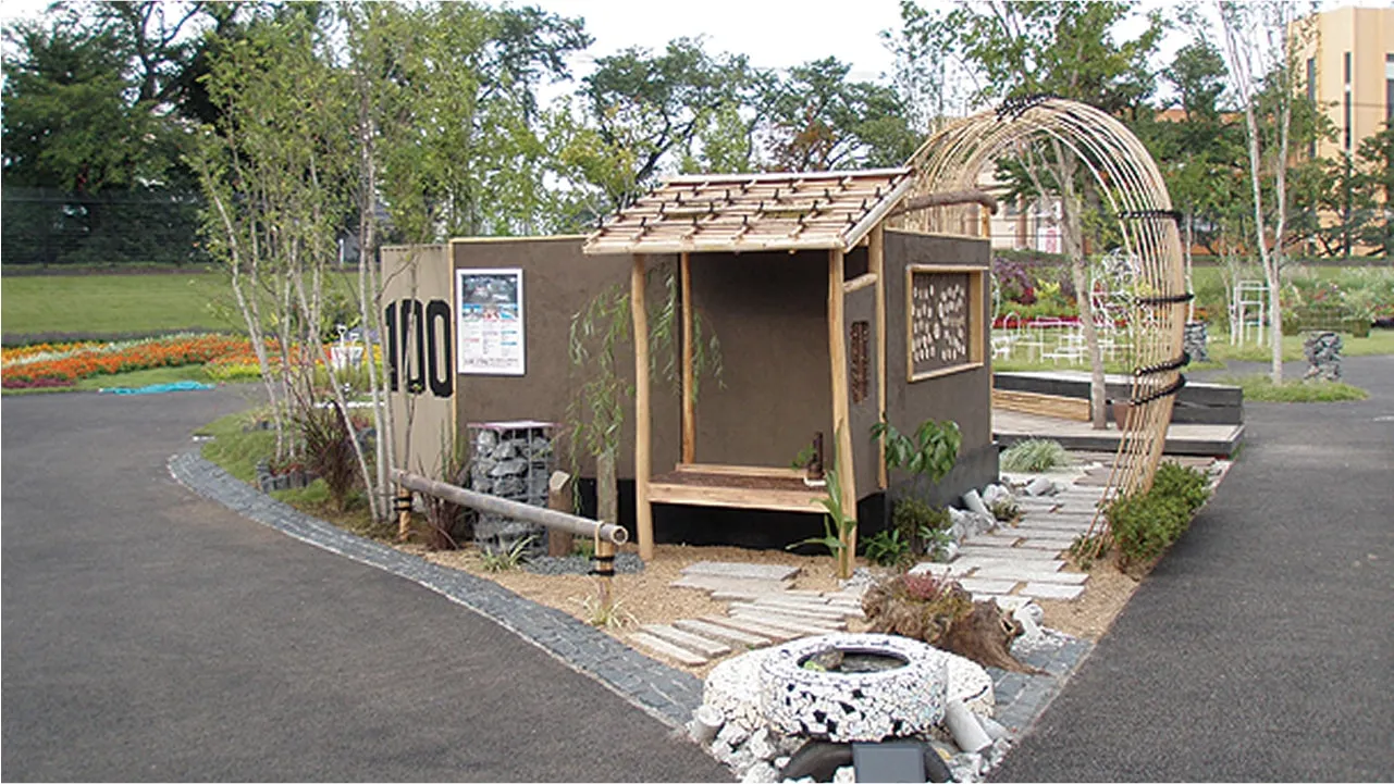 キャンパス内に配置されている学生が手がけた作品