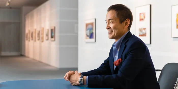 永島譲二先生インタビュー風景