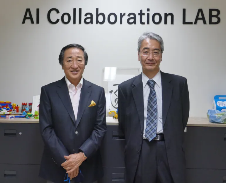 向井 宏之 氏／AIシステム科 教員＆担任 薮 潤二郎