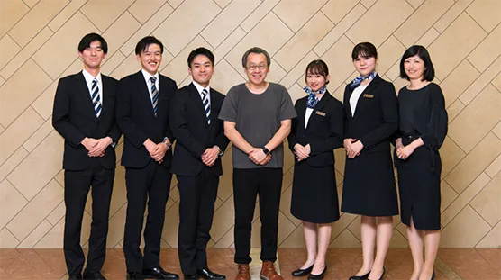 学生と星野佳路氏