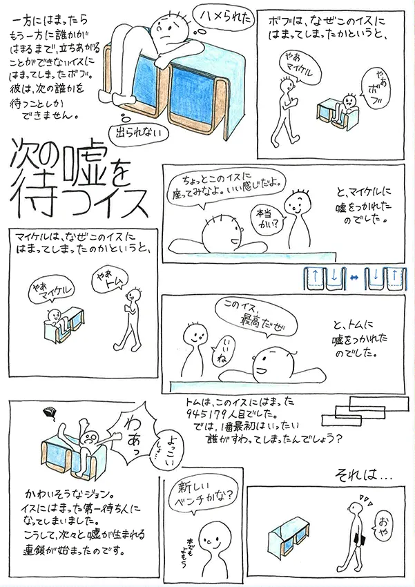 『次の嘘を待つイス』