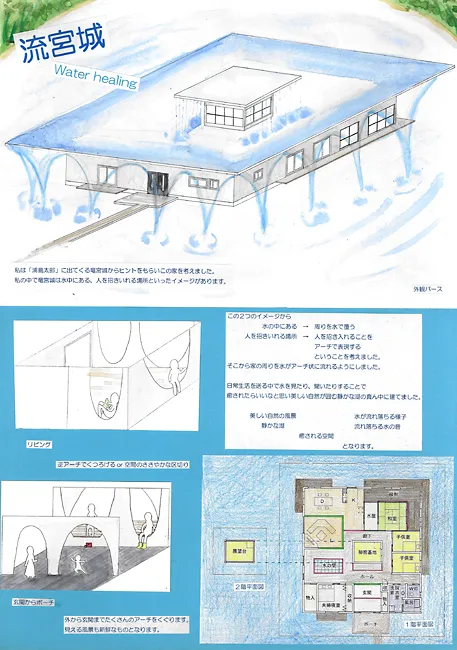 『流宮城 Water healing』
