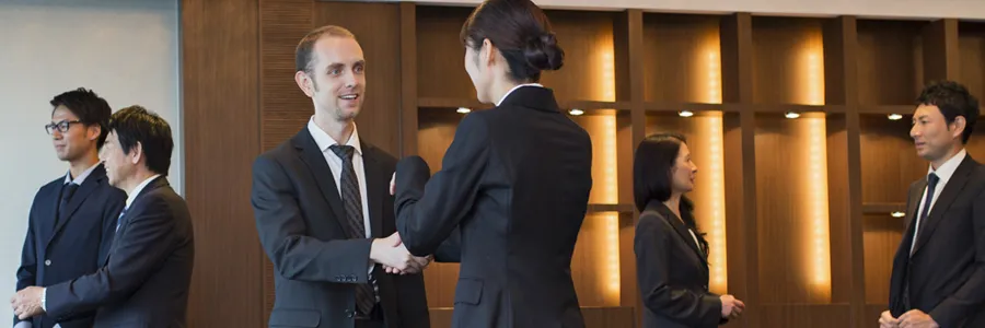 外国語会話による応対のイメージ画像