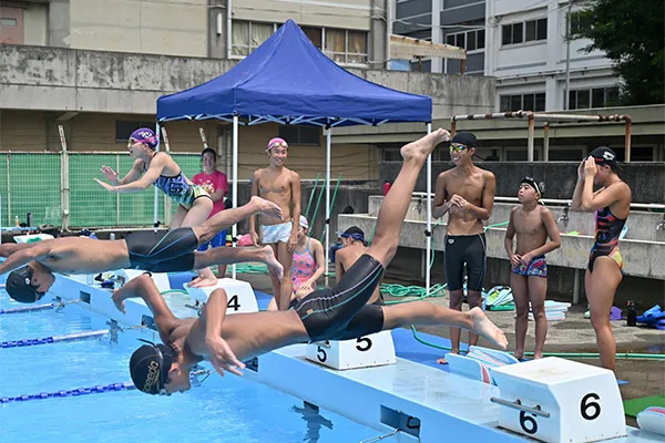 「「一旦、止めまーす。」」