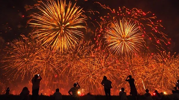 「高校生最後の花火」