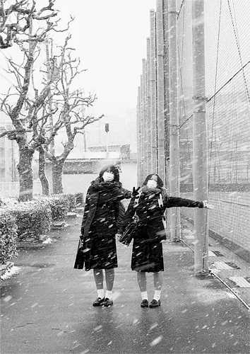 「初雪でHAPPY」