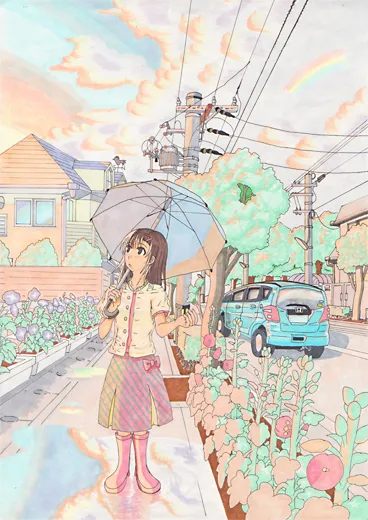 梅雨明けの夕方