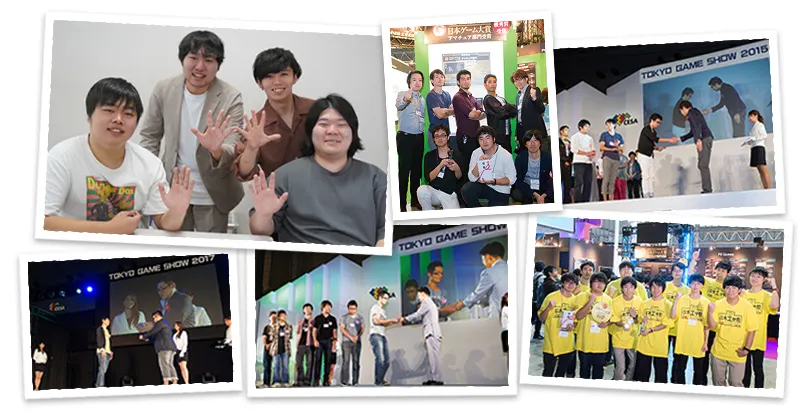 コンテストに参加したチームの様々な場面の画像を一つにまとめたメモリー画像