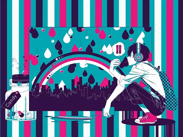 ある梅雨の天気は雨のち飴