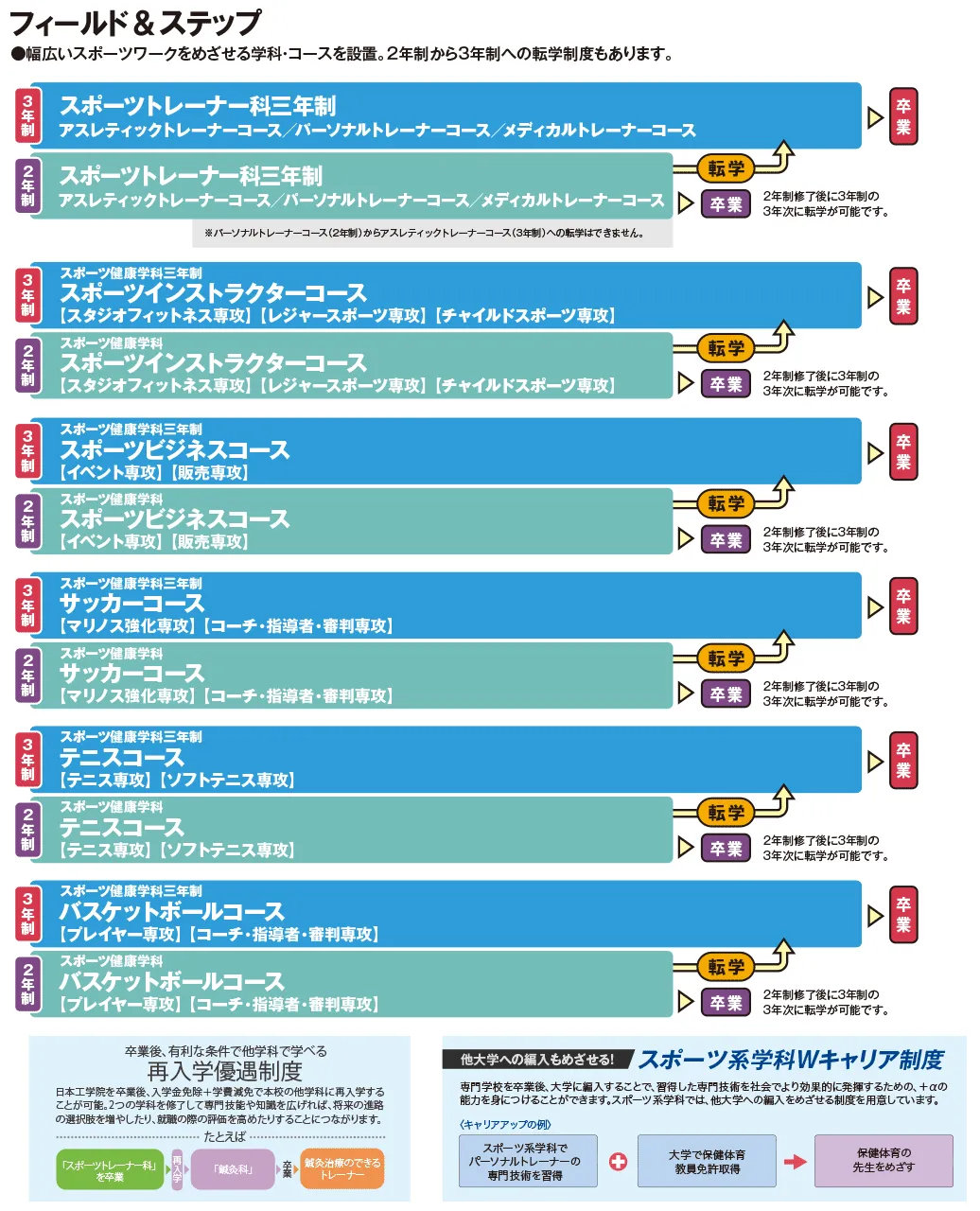 フィールド&ステップ