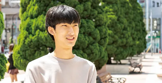 橘優輝さんのポートレート