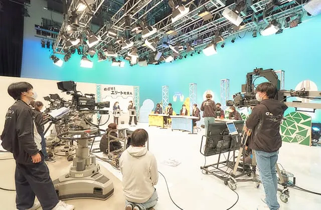 番組撮影中の様子