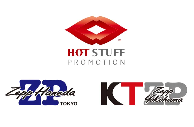ホットスタッフ・プロモーション、ZeppホールネットワークのZepp Haneda (TOKYO)、KT Zepp Yokohamaの3つのロゴの画像