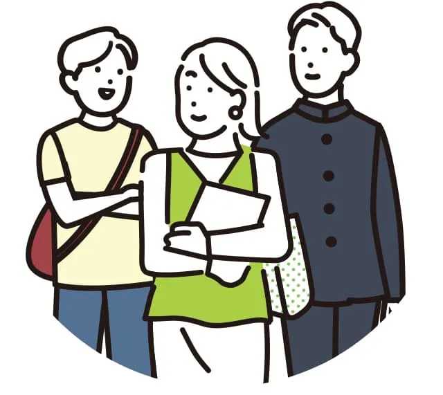 多子世帯のイメージイラスト